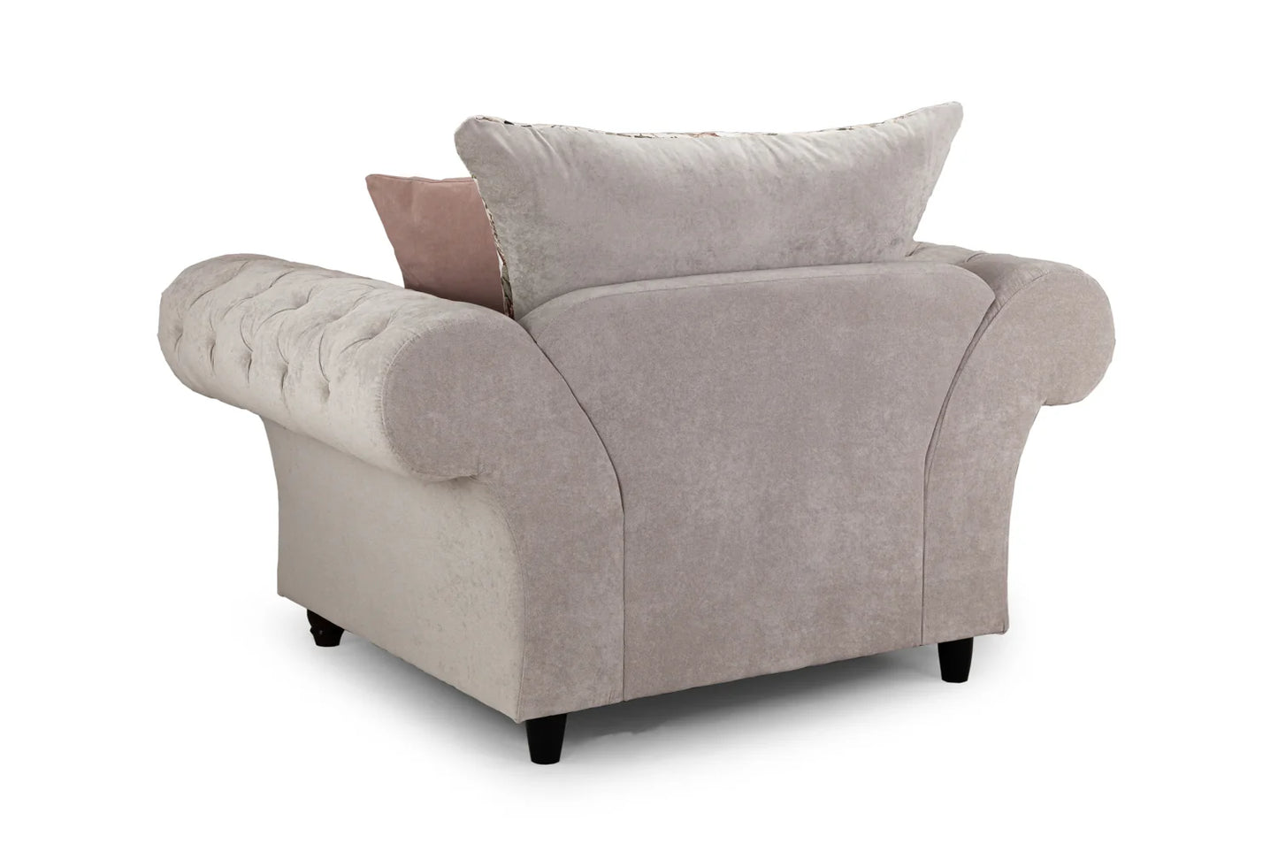 Roma Chesterfield Set Armchair | Beige