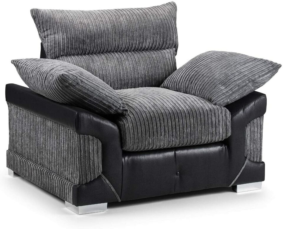BRAND NEW | Logan Sofa Black & Grey
