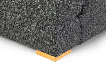 Bento Sofa Large Corner | Slate,Silver