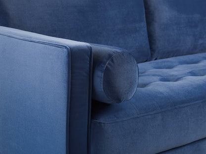 Harper Sofa Set | Plush Blue