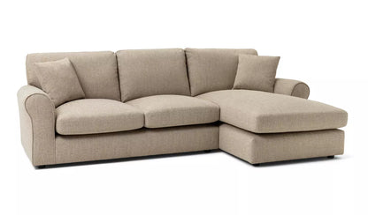 LUSH  CORNER  Sofa SILVER GREY BEIGE