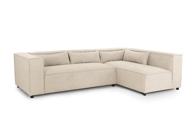 Becca Universal Corner Sofa | Beige,Grey