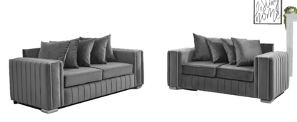 plush velvet candy sofa black blue grey green