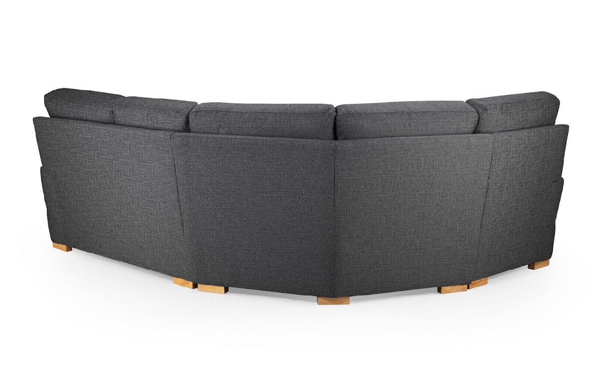 Bento Sofa Left Hand Facing Corner | Slate,Silver