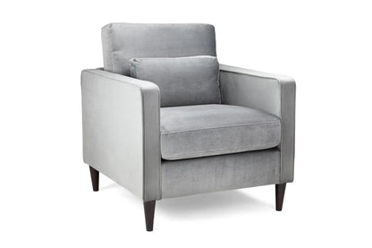 Munich Sofa Set Armchair | Plush Grey