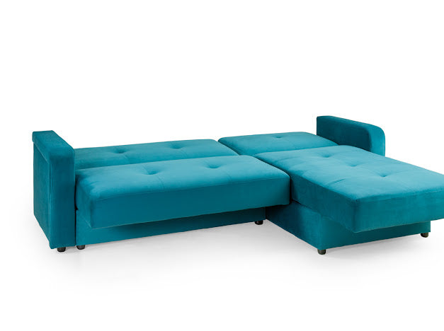 Kair Sofa Bed Corner | Grey,Green,Teal