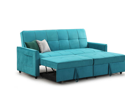 Elegance Sofa Bed | Grey,Teal,Blue