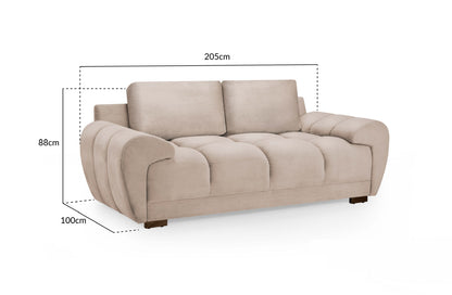 Azzuro Sofa Set | Mocha