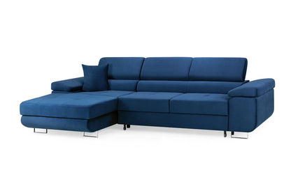 Torezio Sofa Bed Set Left Hand | Teal,Blue