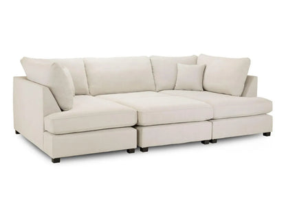 Beige U Shape Cinema Sofa