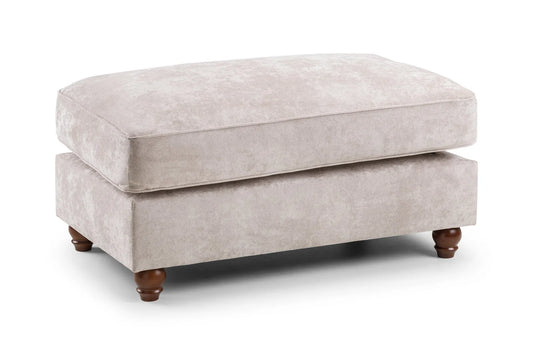 Roma Chesterfield Set Footstool | Beige