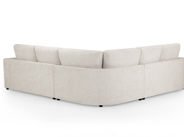 Chestnut Sofa Large Corner | Grey,Cream