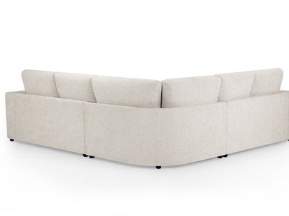 Chestnut Sofa Large Corner | Grey,Cream