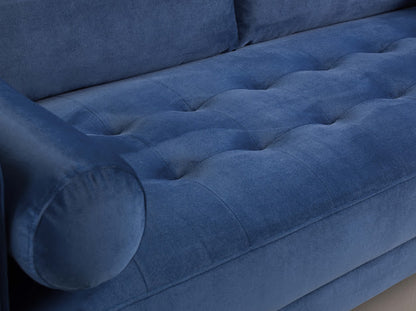 Harper Sofa Set | Plush Blue