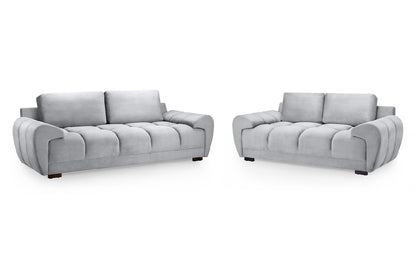 Azzuro Sofa Set | Grey