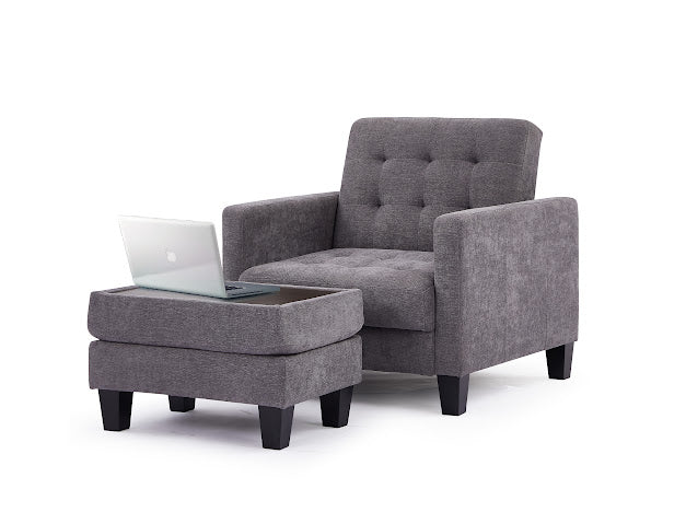 Halia Sofa Bed Armchair | Dark Grey