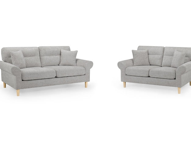 Florence Sofa Set | Silver