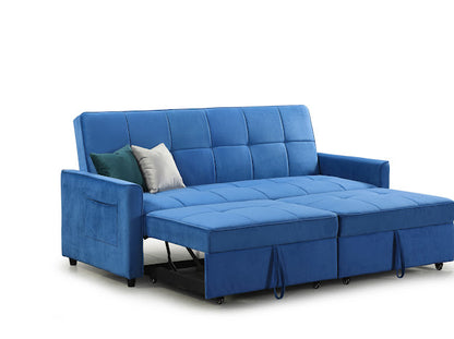 Elegance Sofa Bed | Grey,Teal,Blue