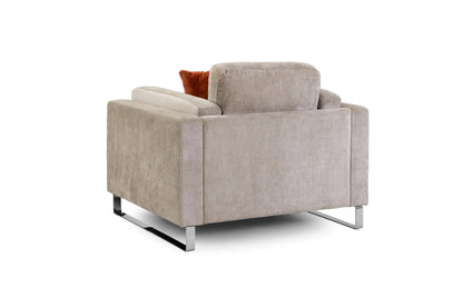 Kingston Sofa Set Armchair | Grey,Beige