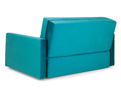 Viva Plush Sofa Bed Set | Grey,Teal,Blue