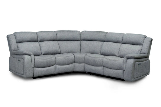 Linden Recliner Sofa Set Large Corner | Grey