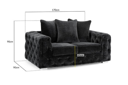 Ankara Sofa Set | Slate