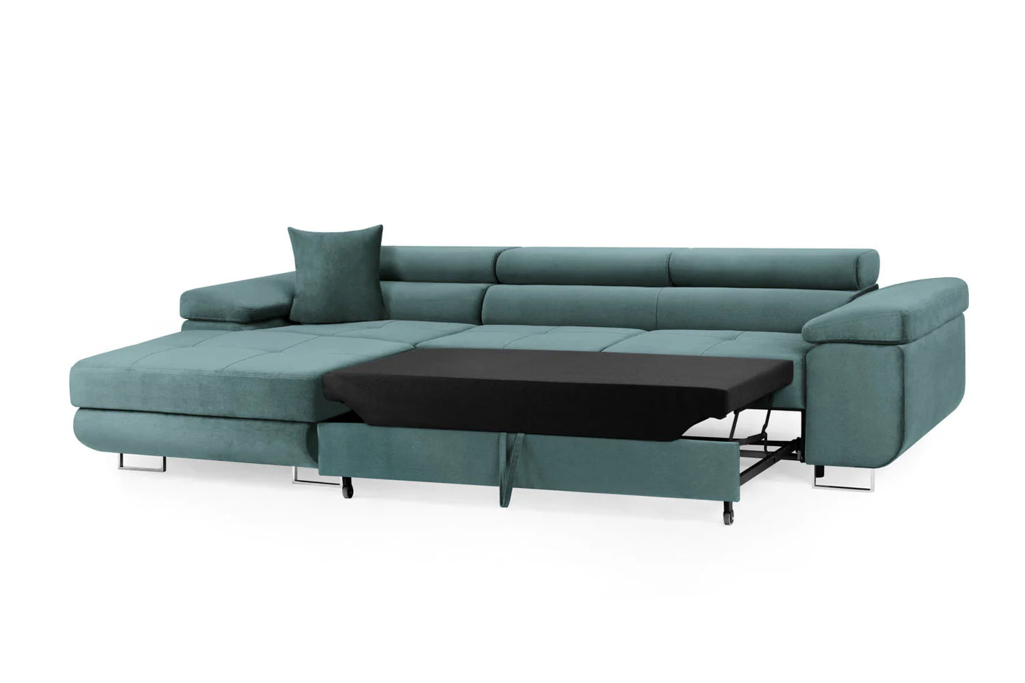 Torezio Sofa Bed Set Left Hand | Teal,Blue