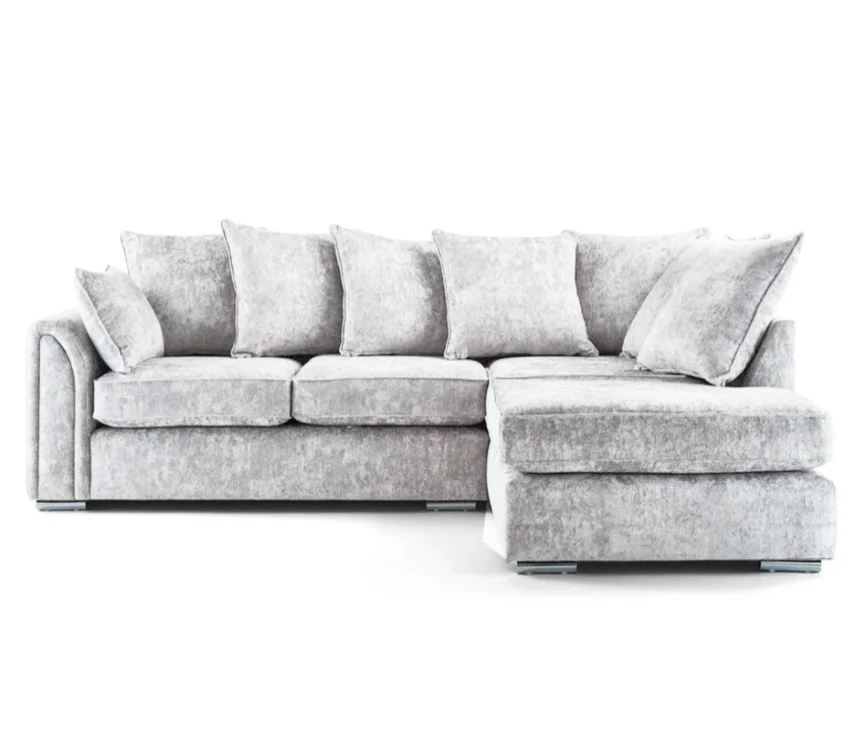 Chiswick Corner Sofa, Silver or Black – sofapointukltd