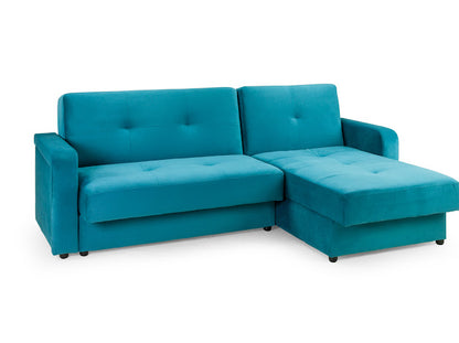 Kair Sofa Bed Corner | Grey,Green,Teal