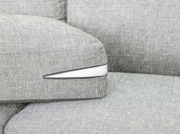 Bento Sofa Left Hand Facing Corner | Slate,Silver