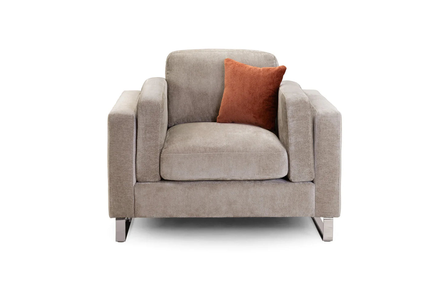 Kingston Sofa Set Armchair | Grey,Beige