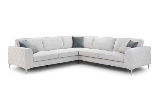 Rocco Sofa Large Corner | Stone