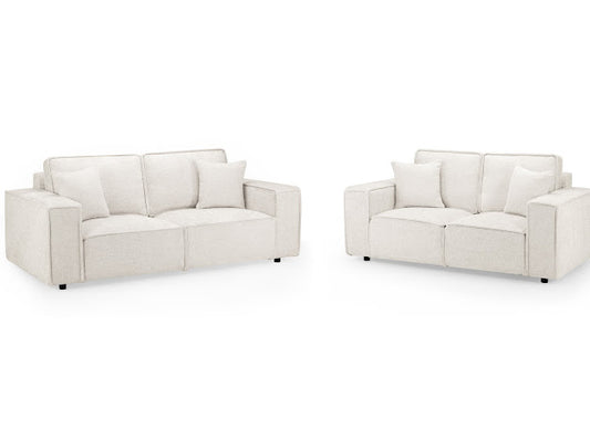 Mary Sofa Set | Cream