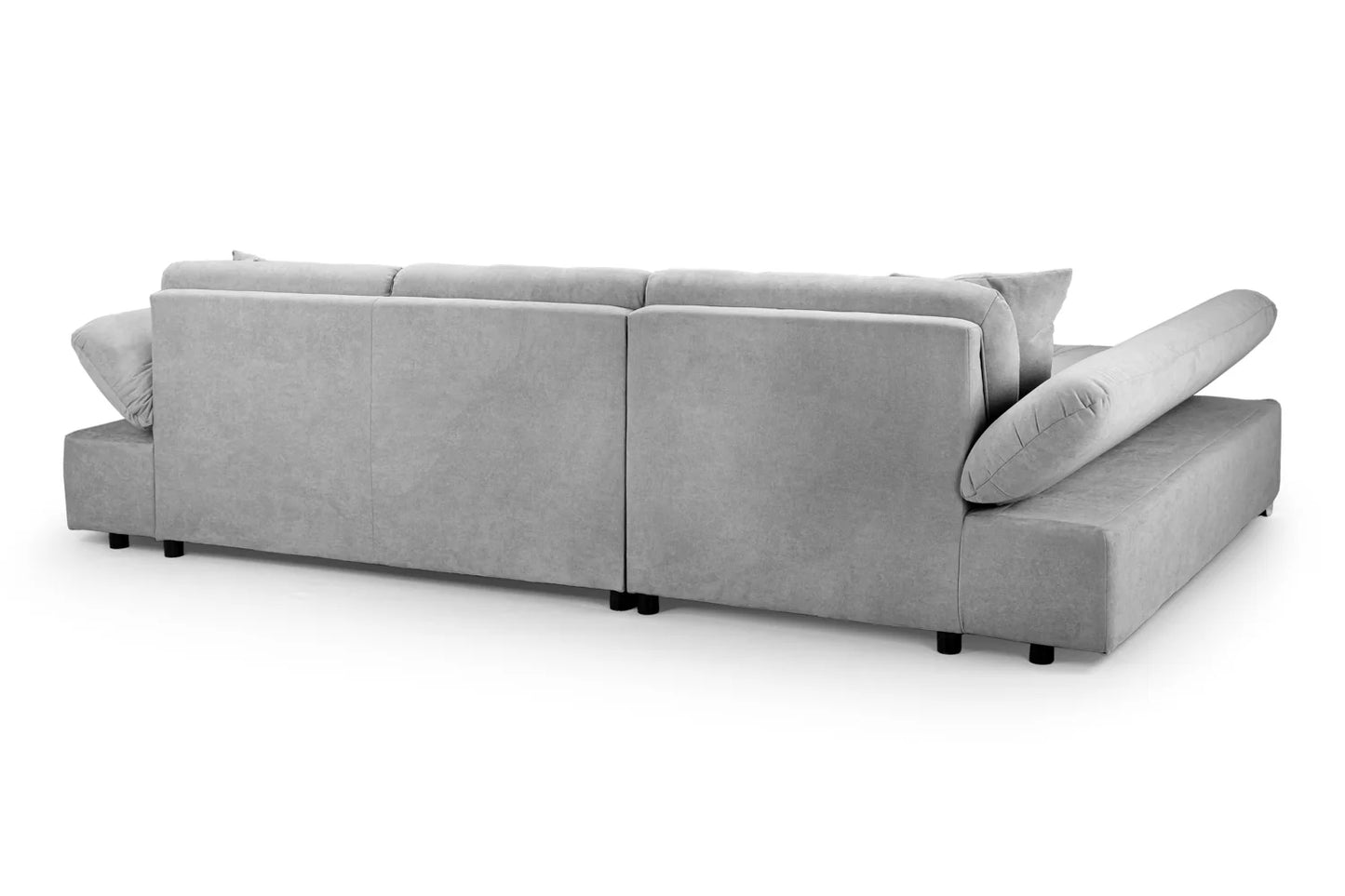 Malvi Sofa Bed Set Corner | Grey