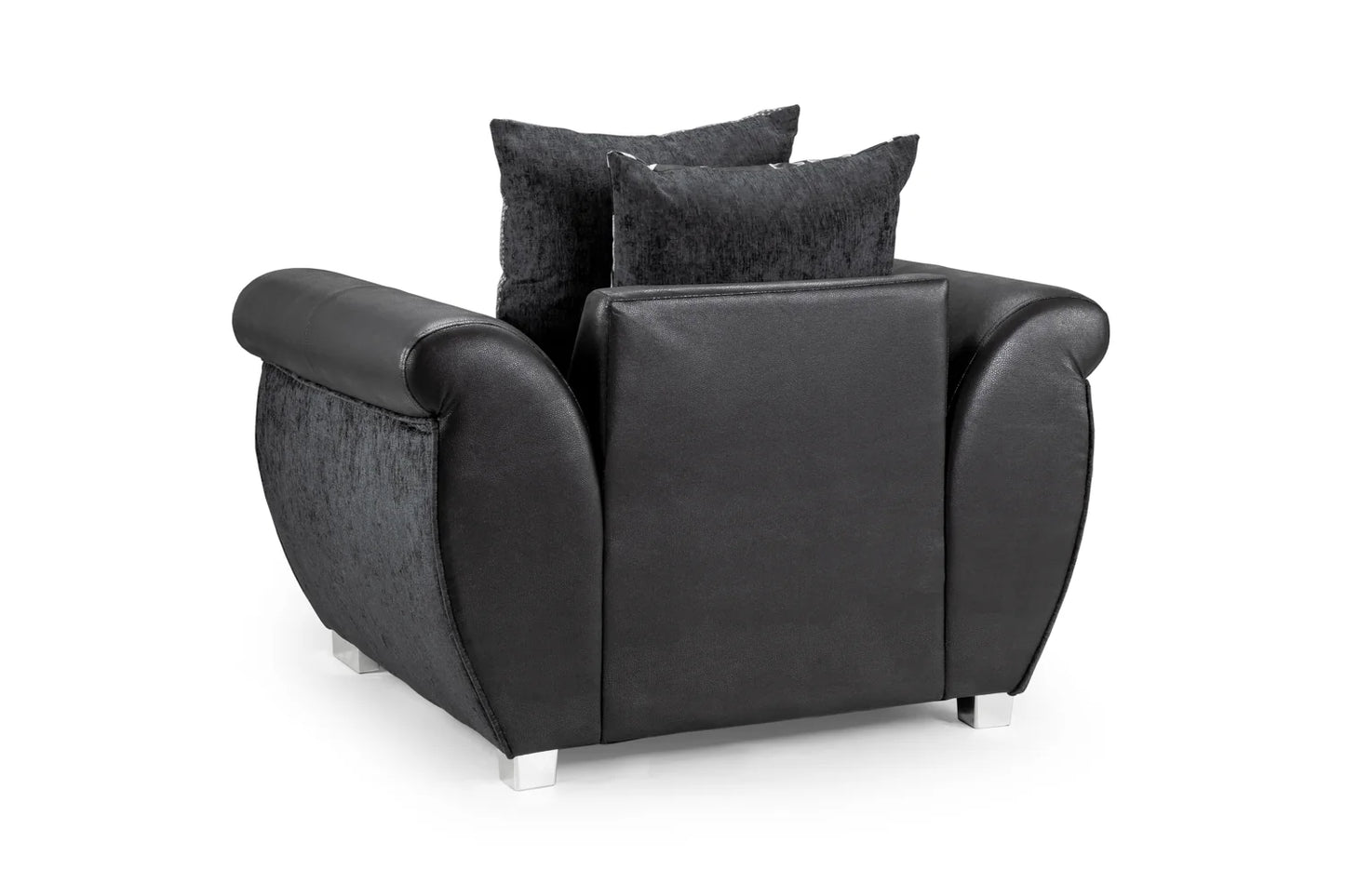 Shannon Sofa Set Armchair | Black/Grey