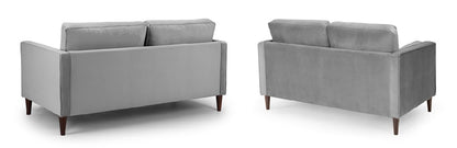 Harper Sofa Set | Plush Grey