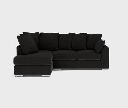 Chiswick Corner Sofa, Silver or Black