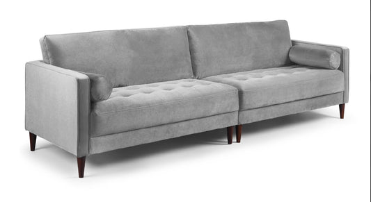 Harper Sofa Plush 4 Seater | Grey,Green,Teal,Blue,Beige