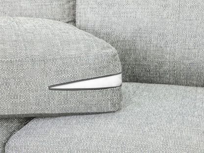 Bento Sofa Large Corner | Slate,Silver