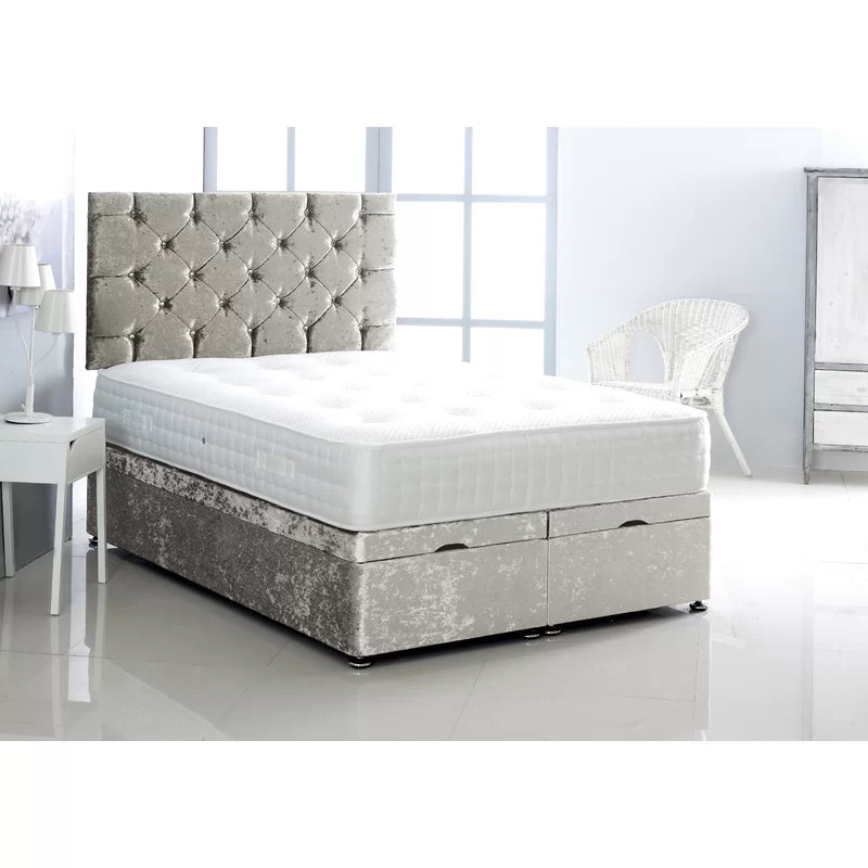 Upholstered Ottoman Bed gas end lift