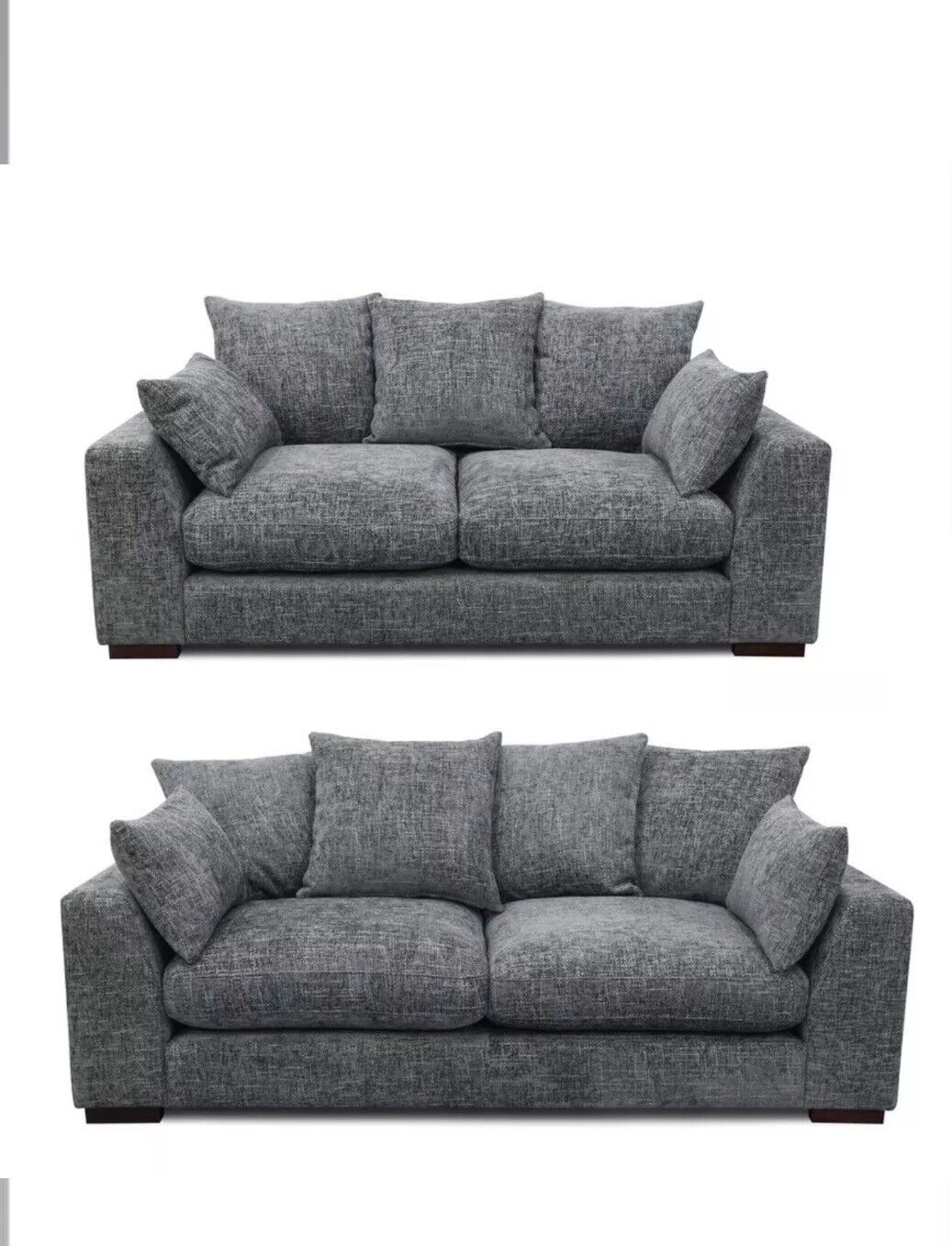 CHENILLE FABRIC SOFA 3 SEATER & 2 seater