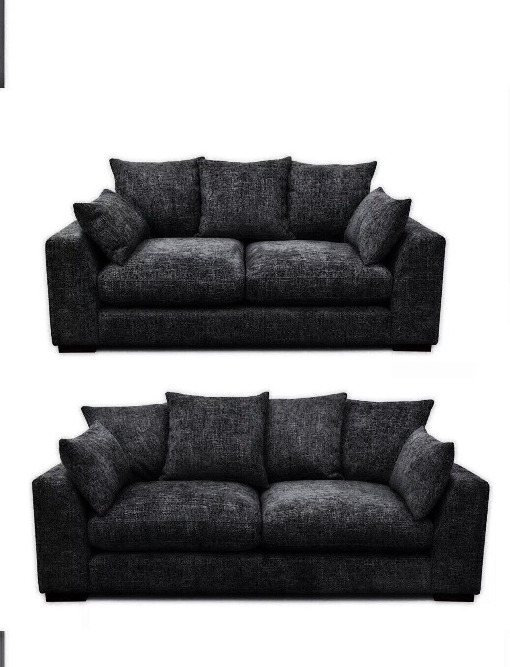 CHENILLE FABRIC SOFA 3 SEATER & 2 seater