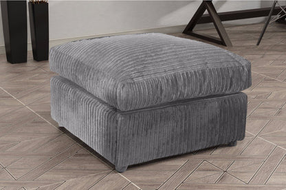 Charcoal Grey Jumbo Cord Sofa