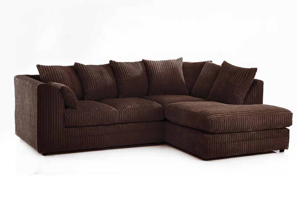 Chocolate Jumbo Cord Sofa