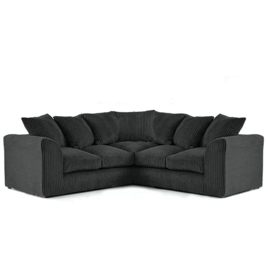 Black Jumbo Cord Sofa