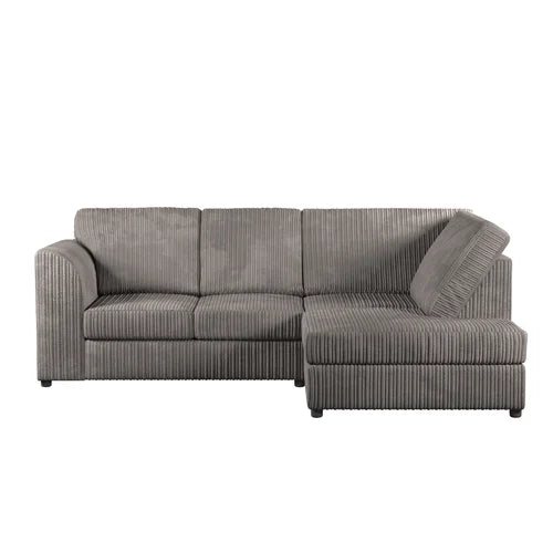 Grey Fullback Jumbo Cord Sofa