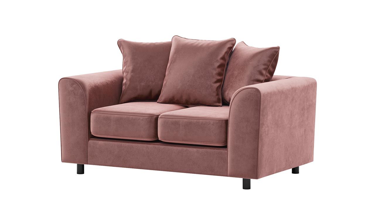 Pink Plush Velvet Sofas