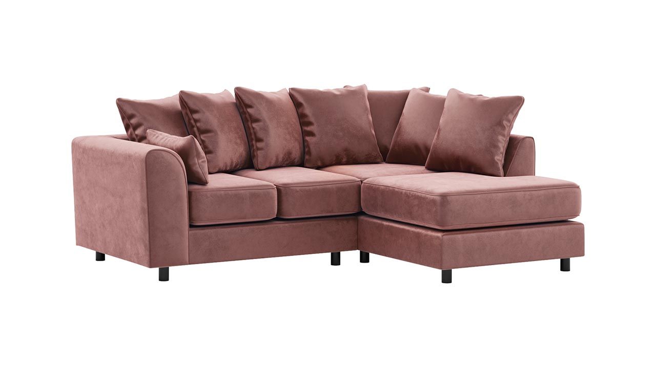 Pink Plush Velvet Sofas