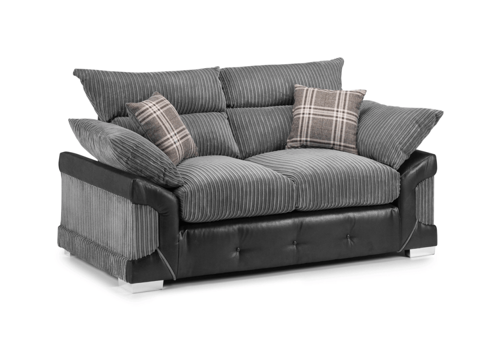 BRAND NEW | Logan Sofa Black & Grey