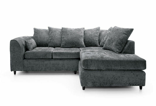 Grey Chenille Fabric Sofa